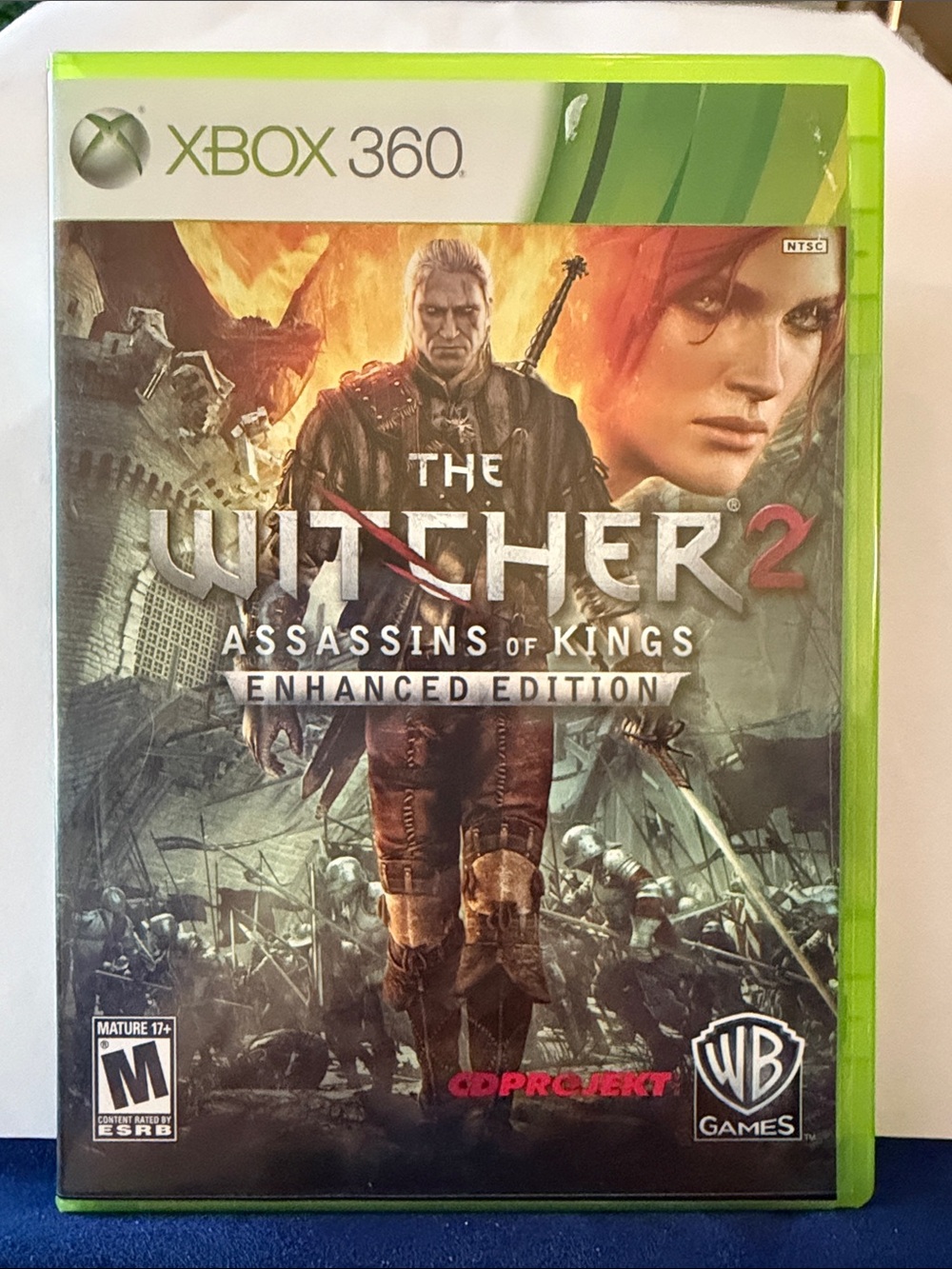 The Witcher 2: Assassins of Kings - Enhanced Edition (Xbox 360, 2012) with Map